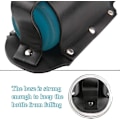 Miniatyrbild 3 av 4: 2-pack Ölholster Universal PU-Läder Ölburkshållare, för Standard Ölburkar och Flaskor (Svart)