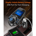 Miniatyrbilde 5 av 5: Bil Bluetooth Fm Sender Radio Adapter Bilsett W 1,44 Tommers Display Supp