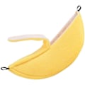 Miniatyrbild 4 av 5: Bananformad hamster, hamster, litet djur, varm säng för hamsterbur, hamster, liten fågel