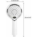 Miniatyrbilde 2 av 5: LED dusjhode, LED dusjhode hånddusj, 3 farger temperaturkontroll