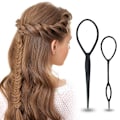 Miniatyrbillede 1 af 2: 2 stk. Hårstyling Clip Hestehale Maker Styling