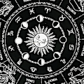 Pikkukuva 3 / 5: Alttariliina Tarot-kortit Pöytäliinat Noituustarvikkeet Pöytäliina, Horoskooppimerkit