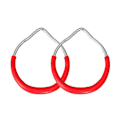 Miniatyrbillede 4 af 5: Metal Swing Rings - Udendørs gymnastikringe til baghaven, abesving, klatring