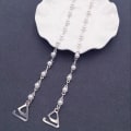 Miniatyrbilde 5 av 5: Justerbare skulderstropper med strass - erstatning for BH-stropper til BH-topper D