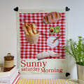 Pikkukuva 2 / 5: Picnic punainen ruudullinen ripustusliina Ins taustaliina