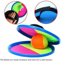 Miniatyrbild 4 av 5: 2 Set Ball Toy Paddle Catch and Toss Game Set Handheld Stick 7\" Disc för Ch