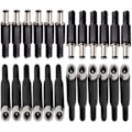 Pikkukuva 1 / 3: 12 kpl DC-liittimiä paneeliin asennettava pistorasia 2,1 mm x 5,5 mm/2,5 mm x 5,5 mm, 12 kpl