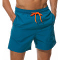Miniatyrbild 1 av 2: Badshorts för män Snabbtorkande badshorts med fickor Påfågelblå XXL