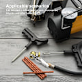 Miniatyrbilde 5 av 5: 2 stk Dekk-inflatormunnstykke, Intern gjenge Messing inflatormunnstykke, inflatoradapter, Messingkobling og klemme for dekkventilmontering