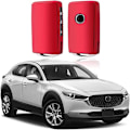 Miniatyrbild 2 av 5: TPU-nyckelskydd för M azda 3 CX-30 CX-5 CX-8 2019-2023, röd