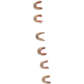 Miniatyrbilde 4 av 5: 10 stk. Buestring Nocks Spenneklips Nocking Point for Bukskyting