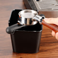 Miniatyrbilde 2 av 5: Kaffe Knock Box, Beholder for Kaffegrunn Potten i Rustfritt Stål Grind Dump Bucket Container for Hjemme Kaffe Melk Te Kaffemaskin