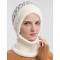 Miniatyrbillede 4 af 5: Dametøj Balaclava Vinter Varmt Vinterhue Beanie Halsklæde Vindtæt Multifunktionel Balaclava