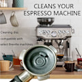 Pikkukuva 2 / 5: 2 kappaletta espresson takaisinhuuhtelupuhdistuslevyä Breville-espressokeittimiin - 54 mm