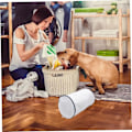 Miniatyrbilde 5 av 5: 4 stk Skopose Mesh Tørkenett Vask Toalettsak Pose Sokker BH Mesh Sikker Vaskpose Hvit Sylinder Vaskpose Polyester