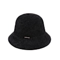 Miniatyrbild 1 av 4: Dam varm ull Cloche hatt enfärgad vinterhink hattar, svart