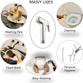 Miniatyrbilde 2 av 5: 2 stk bidet spray, toalett spray toalett sprøyte for toalett rengjøring, kjæledyr bad