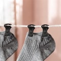 Miniatyrbilde 2 av 5: 40 stk klesklyper for klesvask, klesklyper, kleshengere, multifunksjonell hjem