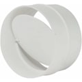 Miniatyrbillede 1 af 5: 100mm Tilbagevendende Rørforbindelse PVC Hvid Rund Gitter,