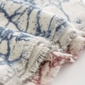 Miniatyrbillede 3 af 5: Grå og sort stribet termisk tørklæde, faux cashmere tørklæde