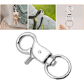 Miniatyrbilde 4 av 5: 5 stk Nøkkelring Karabiner, Multifunksjonell Svingbar Karabiner, Sinklegering Mini Svingbare Karabiner Hundekjede Nøkkelring Krok, for Nøkkelringer, Hundebånd