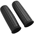Miniatyrbillede 1 af 3: 2 stk. Anti-Slip Håndtag i Plastik til Trillebør, Universelt Tilbehør, Runde Rør til Havevogn, Sort (114 x 20mm)