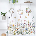 Miniatyrbild 3 av 5: Väggdekaler för vuxna sovrum, blommiga väggdekaler, blommiga väggdekaler, väggmålning, väggdekaler för sovrum, boho väggdekaler, blommiga, flickor, vardagsrum