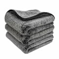 Miniatyrbillede 1 af 5: Premium Mikrofiber Håndklæder 1200GSM Tykke Professionelle Bil Tørre Håndklæde Mikrofiber Rengøring Klud Klude til Biler Detaljering Vask Tilbehør (Grå) 3 stk
