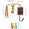 Miniatyrbillede 5 af 5: Fasefølge Tester, 60V~600V AC, 20-400 Hz, med Summer Tester og Krokodilleklemmer