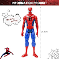 Miniatyrbild 2 av 4: Marvel Hasbro Titan Hero Series Spider-Man Actionfigur - 30CM - Samlarobjekt för barns födelsedagspresent