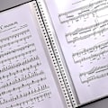 Miniatyrbillede 4 af 5: 30 lommers A4 nodemappe til musikere, indeksmapper