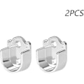 Pikkukuva 5 / 5: 2/4/6 sinkkilevystä valmistetut laippavarren pidikkeet suihkuverhon tankoon, kaapin kiinnikkeeseen, tankopidikkeeseen (19 mm, 2 kpl), 19 mm, 2 kpl