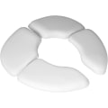 Miniatyrbilde 1 av 5: Reisepottesete Pad Wihite Foldable Toalettsete Pad Bærbar Polstret Toalettsete
