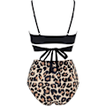 Miniatyrbillede 4 af 5: Dames Højtaljede Bandage Bikini Sæt Wrap Todelt Push Up Badetøj XL