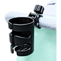 Miniatyrbillede 2 af 4: Barnevognskopholder, Universal Flaskeholder til Barnevogn Cykel Scooter med 360° Rotation, Passer til de fleste Kopper
