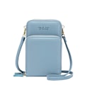Miniatyrbillede 1 af 4: Crossbody Phone Case Phone Case PU Læder Telefonpung Blå