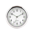 Pikkukuva 1 / 3: Valkoinen pyöreä auton kello auton kojelaudan kello Luminoiva auton kojelaudan tarra Kvartsi auton kello Sopii kaikkiin autoihin (40*40mm)