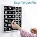 Miniatyrbillede 4 af 5: Brosche Display Case, Brosche Pin Display Organizer, Smykke Display Case med Klar Akryl Låg til Pins, Badges, Smykke Opbevaring og Display
