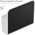 Miniatyrbilde 3 av 5: 2 stk Magnetiske Oppbevaringsbokser, Magnetisk Penneholder Magnetisk Blyant Holder for Whiteboard med Rom for Kjøleskap, Whiteboard, Skap (Hvit)