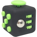 Miniatyrbillede 2 af 3: Stress Cube fra [1 stk.] Cube til stress, ubehagelige hænder, perfekt til nervøse fingre til distraktion [Sort og grøn] 3,5*4CM