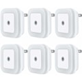 Miniatyrbillede 1 af 5: LED-nattlampa med smart sensor, skymnings-till-gryningssensor, dagsljusvit,