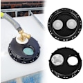 Miniatyrbilde 2 av 5: 2 stk IBC Tank Caps 163 mm, Tank Cap med dobbelt ventilasjonshull, Regn Tank,