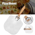 Miniatyrbilde 1 av 5: Aluminiums pizzaskuffe 12''x14'' og pizzaskjærer i metall Lang håndtakskjærer for innendørs