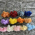 Pikkukuva 2 / 3: Tekosiliset hortensia varret, realistiset silkkikukat hortensia tekokukat