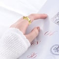 Miniatyrbillede 2 af 5: 3 stk. Punk Ring til mænd og kvinder Geometriske kno ringe Cool Punk Katteøre Single Joint Finger Ring Gothic Metal Ringe