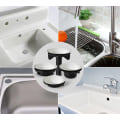 Miniatyrbillede 3 af 3: 5 stk. HVIDT HUL DÆKSELPROP TIL VASK BIDET HUL PAR AF PROP, sort