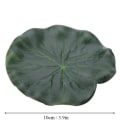 Miniatyrbilde 2 av 5: 10 stk kunstige flytende lotusblader grønne naturtro blader simulering