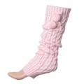 Miniatyrbilde 3 av 3: Kvinners Vinter Varme Ull Lange Strømper Benvarmere Leggings Sokker Gaiter Flettet Strikket Støvletrekk