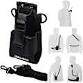 Miniatyrbillede 4 af 4: 2 stk. Universal Nylon Radiotaske Multifunktionel Walkie Talkie Taske Taktisk Radiolomme 13.5*8*4.5cm til Telefon GPS Walkie Talkie