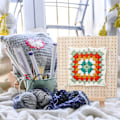 Miniatyrbild 2 av 5: Virkade blockbräda i gummi, virkade tillbehör